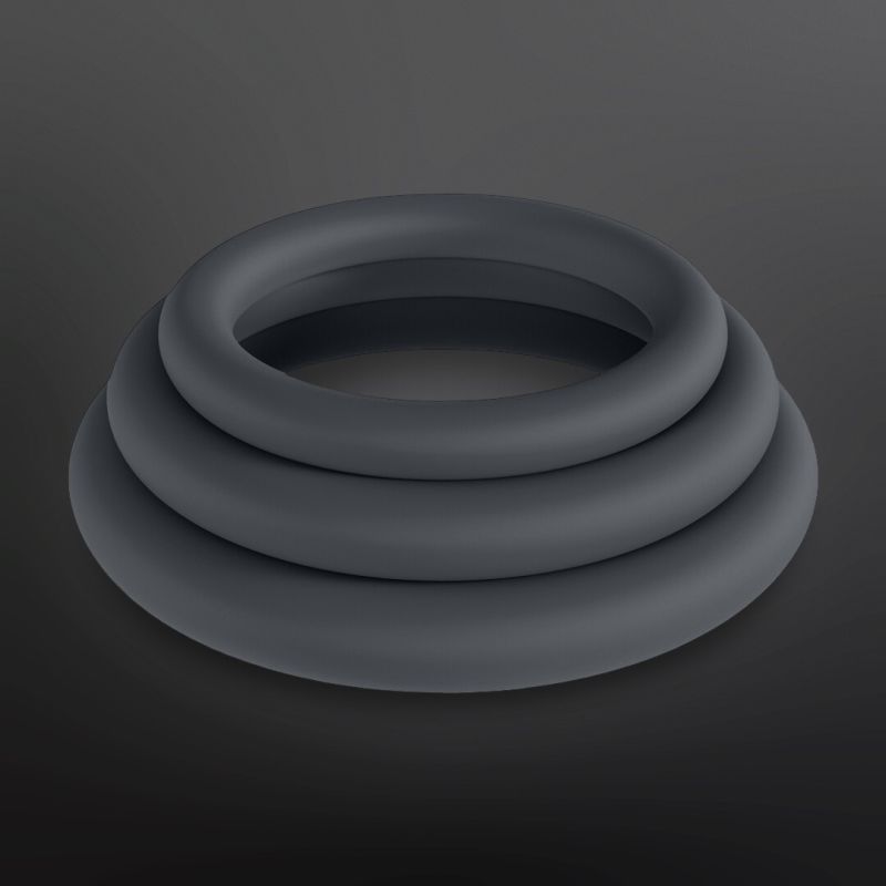 Cockring Classic Silicone Set de 3 L/XL/XXL
