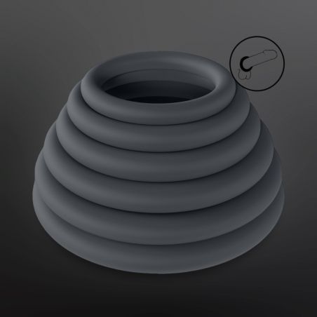 Cockring Classic Silicone zestaw 6 cockringów