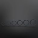 Cockring Classic Silicone zestaw 6 cockringów