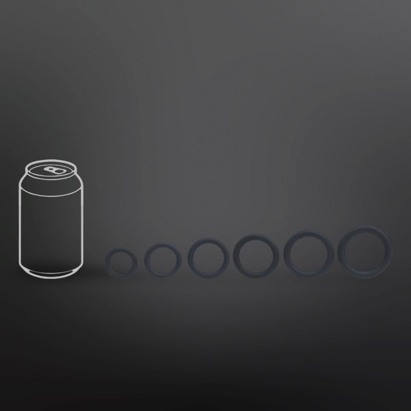 Cockring Classic Silicone set da 6 Cock-Ring