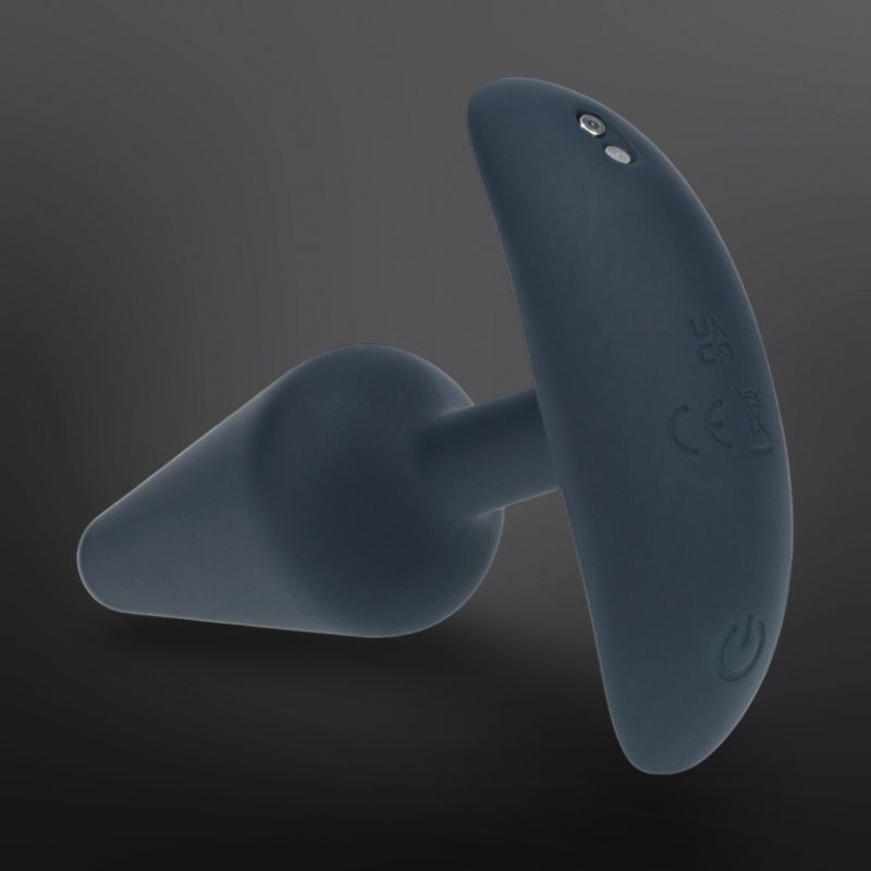 Classic Vibrating Silicone Anal Plug - S
