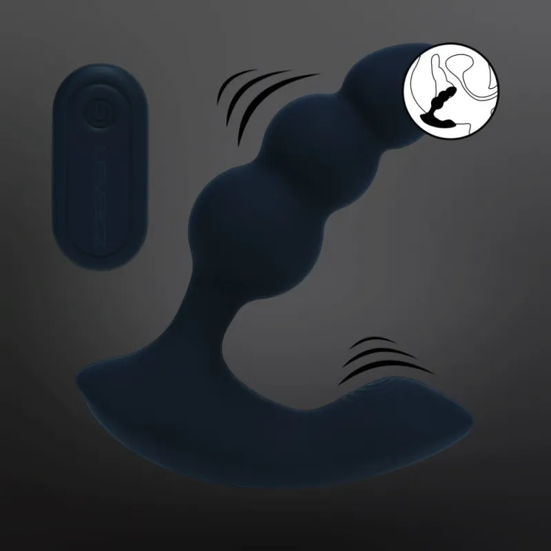 Estimulador prostático vibrador Levelz Dual Motor Beaded