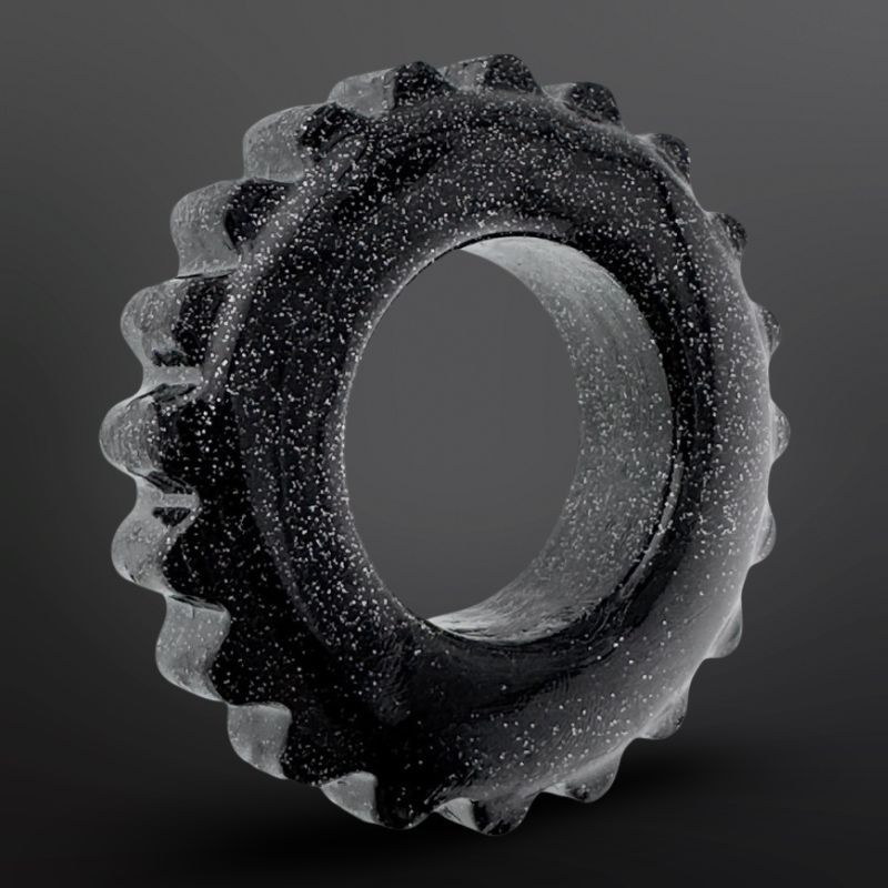 Cockring PLUSHY Oxballs 26 mm Noir