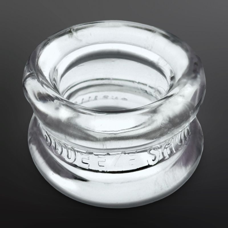 Ballstretcher SQUEEZE SHORT Oxballs 3 cm Clear