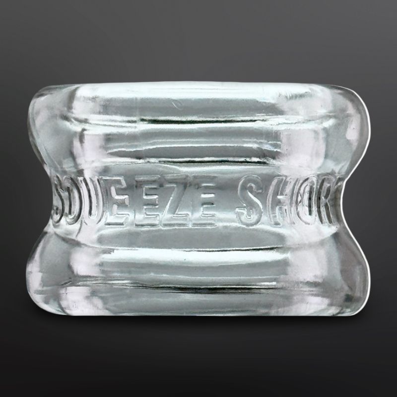 Ballstretcher SQUEEZE SHORT Oxballs 3 cm Clear