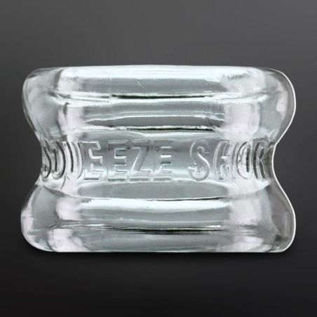 Ballstretcher SQUEEZE SHORT Oxballs 3 cm Clear