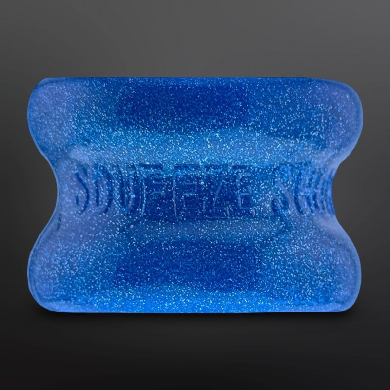 Ballstretcher SQUEEZE SHORT Oxballs 3 cm Blue Fire