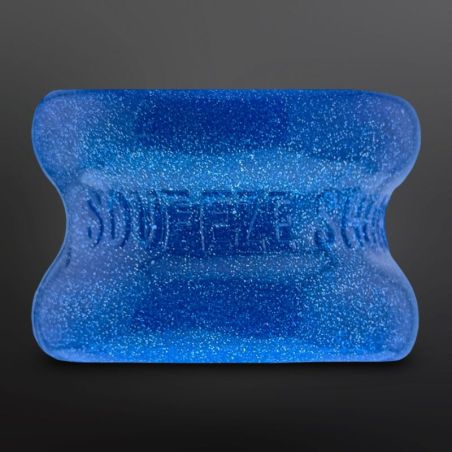 Ballstretcher SQUEEZE SHORT Oxballs 3 cm Blue Fire