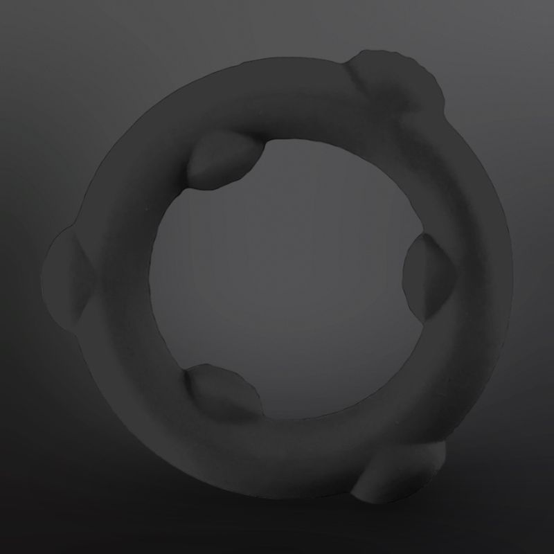 Cockring silicone SPINNER Oxballs 25 mm Noir