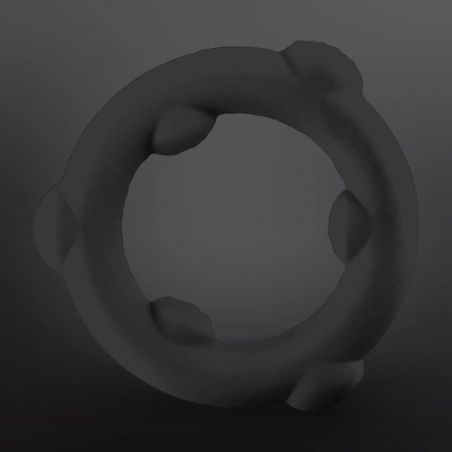 Cockring silicone SPINNER Oxballs 25 mm Noir
