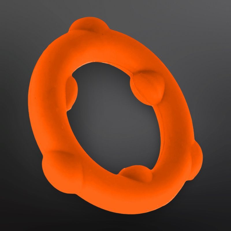 Silicone Cockring SPINNER Oxballs 25 mm Orange