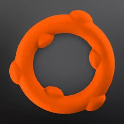 Silicone Cockring SPINNER Oxballs 25 mm Orange