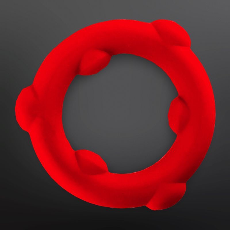 Cockring Silikon SPINNER Oxballs 25 mm Rot