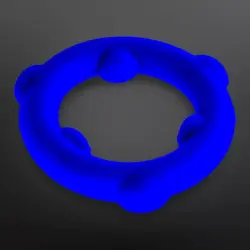 Cockring silicone SPINNER Oxballs 25 mm Bleu glacier