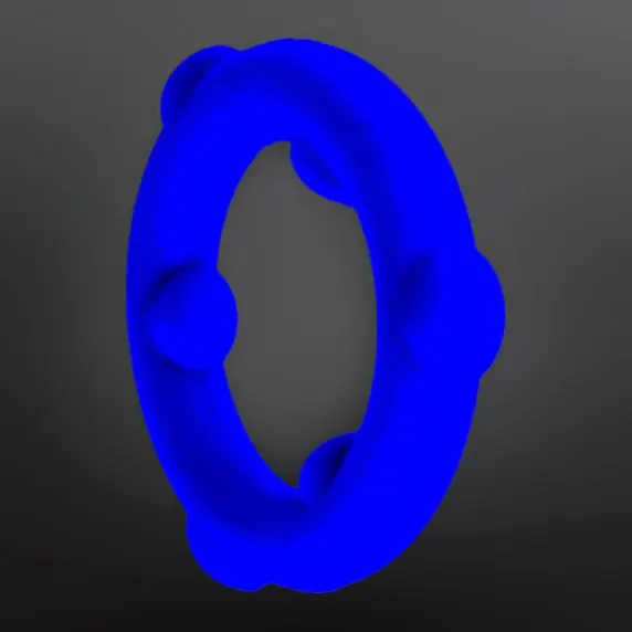 Cockring Silikon SPINNER Oxballs 25 mm Gletscherblau