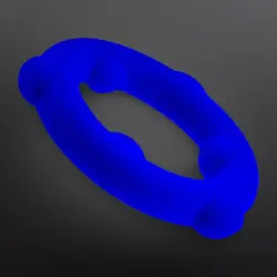 Cockring silicone SPINNER Oxballs 25 mm Bleu glacier