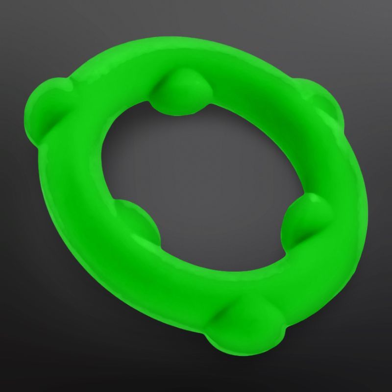Silicone Cockring SPINNER Oxballs 25 mm Green Frog