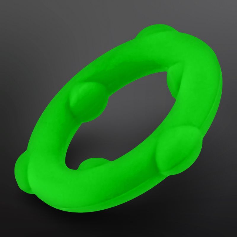 Cockring silikonowy SPINNER Oxballs 25 mm Zielony Frog