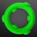 Silicone Cockring SPINNER Oxballs 25 mm Green Frog