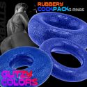 Cockrings Oxballs COCKPACK multi design 3-Pack Blue Fire