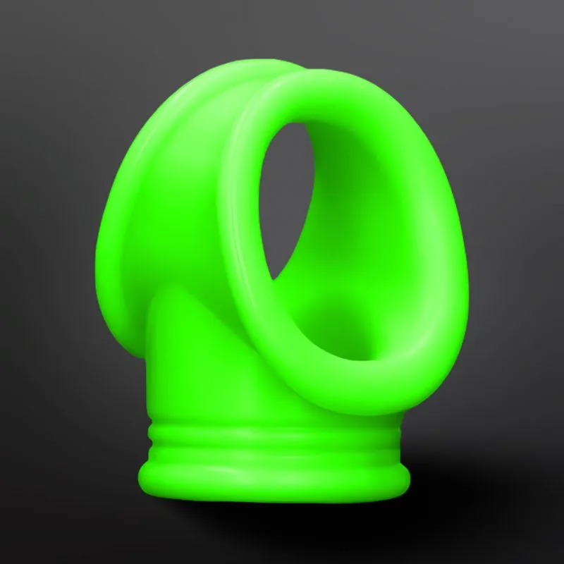 Cockring and Ball Strap - Glow in the Dark