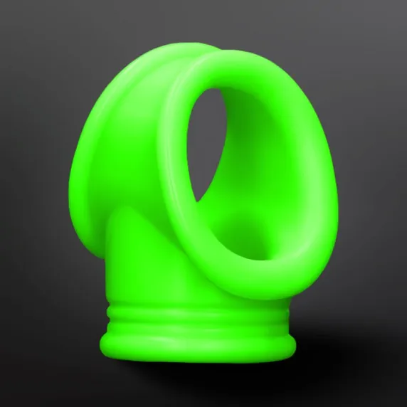 Cockring and Ball Strap - Glow in the Dark