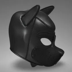 Neoprene Puppy Mask - Black