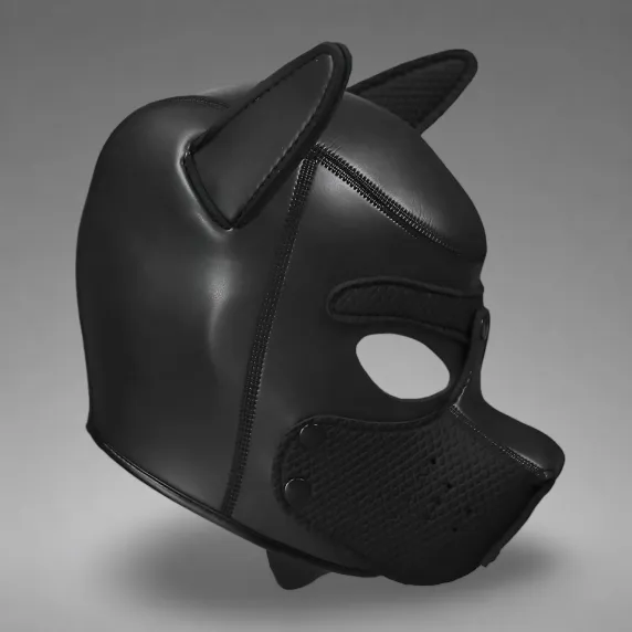 Neoprene Puppy Mask - Black
