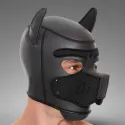 Neoprene Puppy Mask - Black