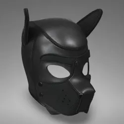 Neoprene Puppy Mask - Black