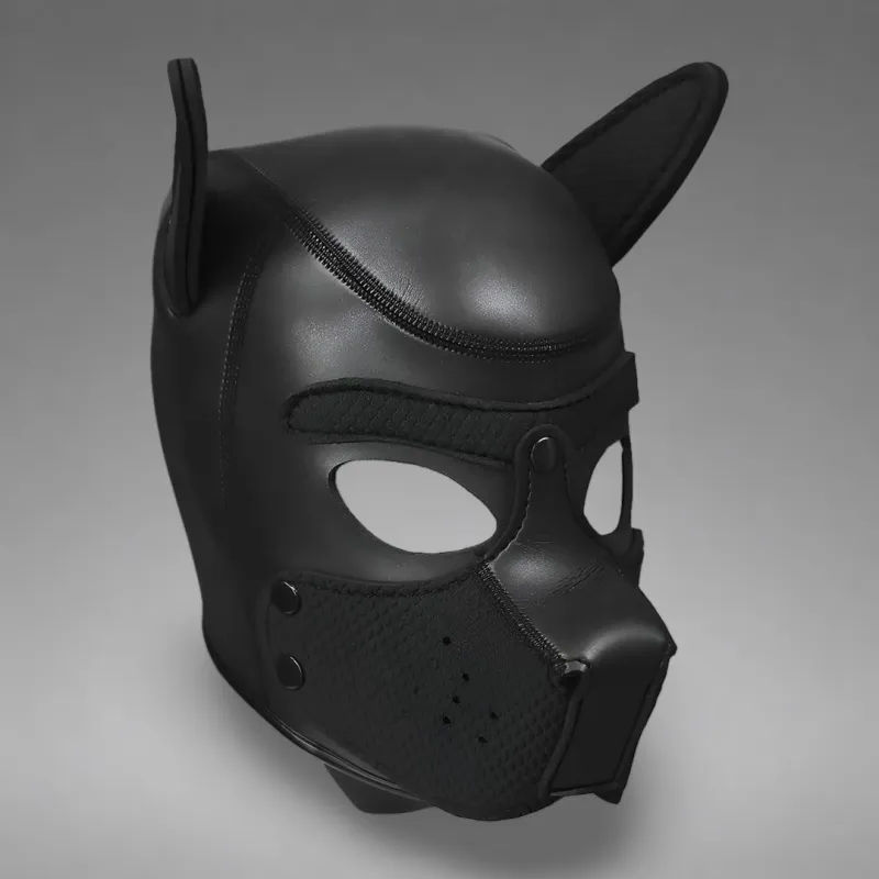 Neoprene Puppy Mask - Black