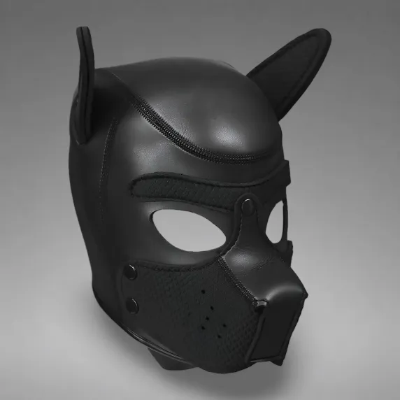 Neoprene Puppy Mask - Black