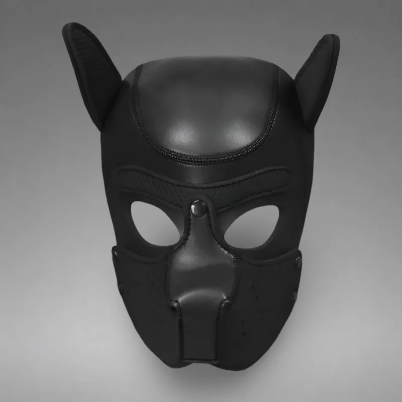 Neoprene Puppy Mask - Black