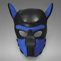 Neoprene Puppy Mask - Blue