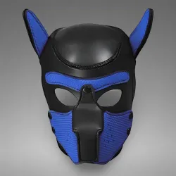 Neoprene Puppy Mask - Blue