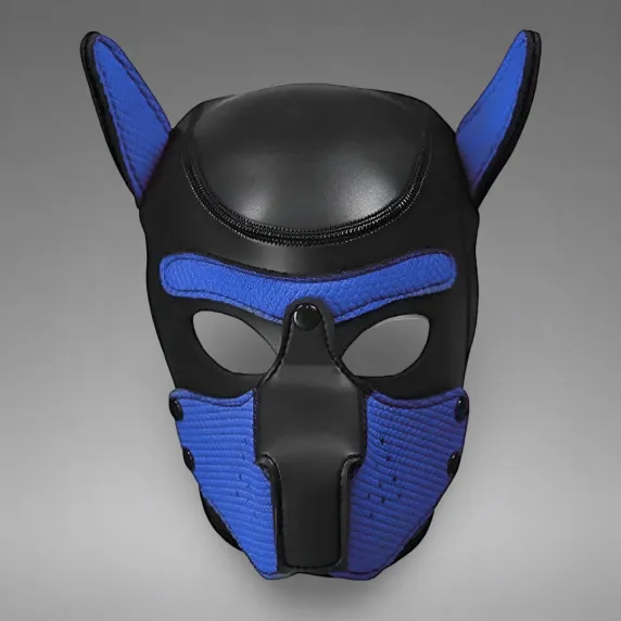 Neoprene Puppy Mask - Blue