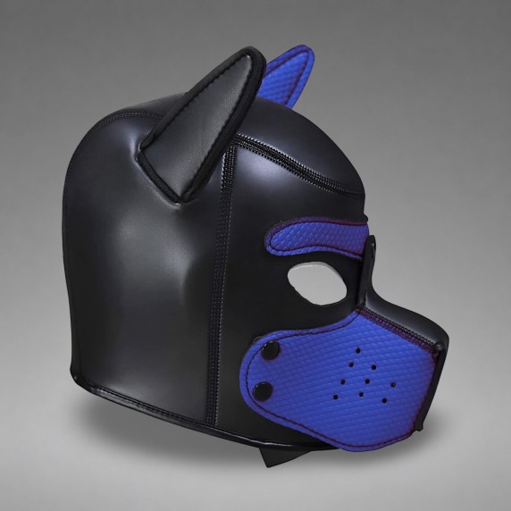 Neoprene Puppy Mask - Blue