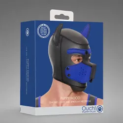 Neoprene Puppy Mask - Blue