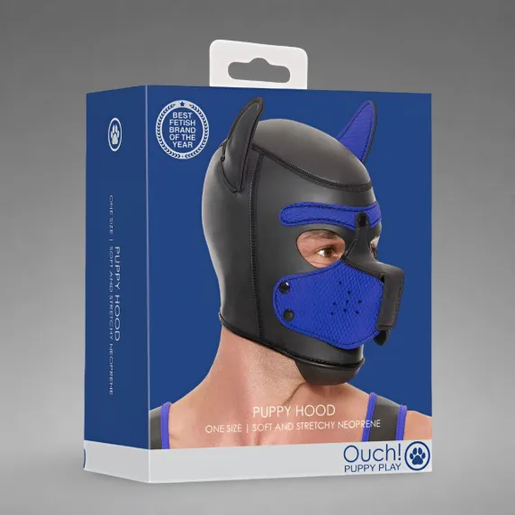 Neoprene Puppy Mask - Blue