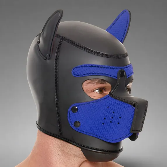 Neoprene Puppy Mask - Blue