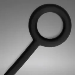 Silicone Anal Balls - Large - Black