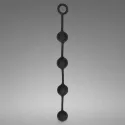 Silicone Anal Balls - Large - Black