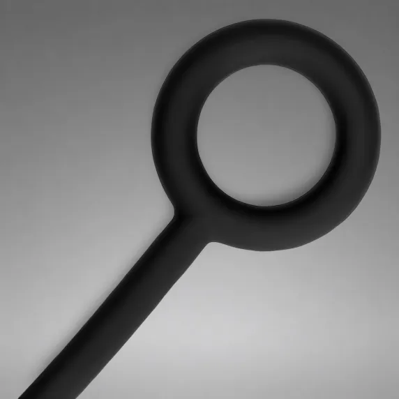 Silicone Anal Balls - Medium - Black
