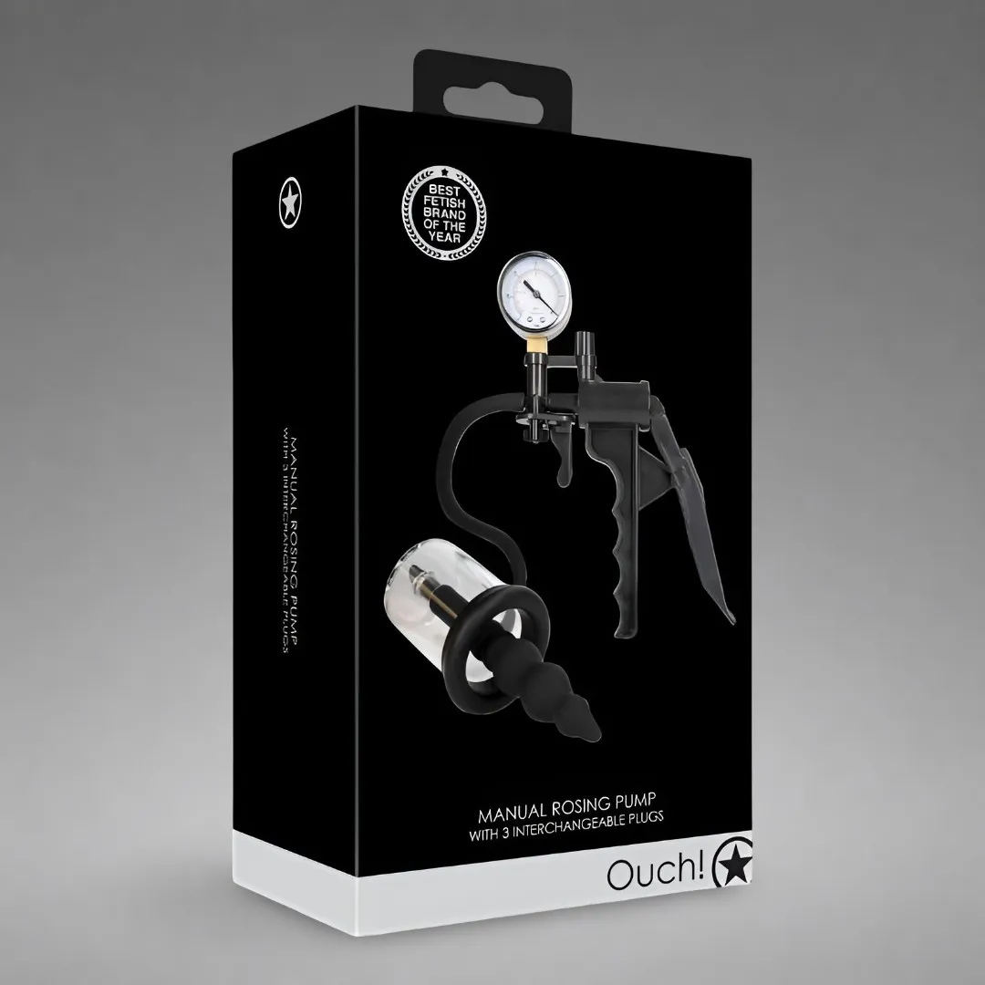 Manual Rosing Pump - Black