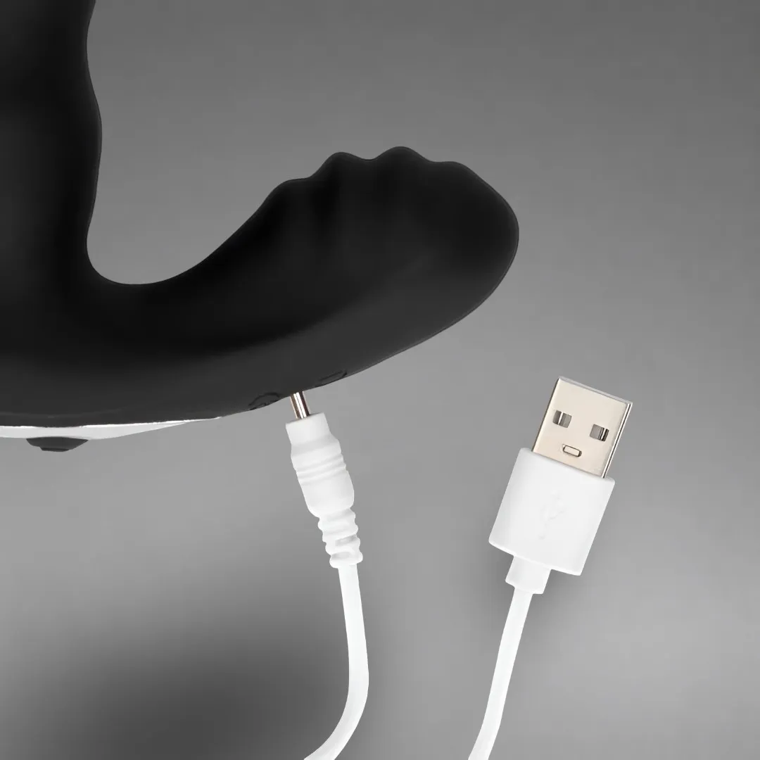 Remote-controlled vibrating prostate stimulator