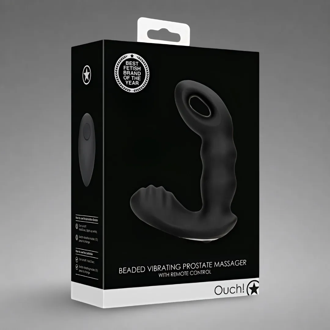 Estimulador de próstata vibratorio con control remoto