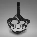 Head Harness with Spider Gag and Nose Hooks
