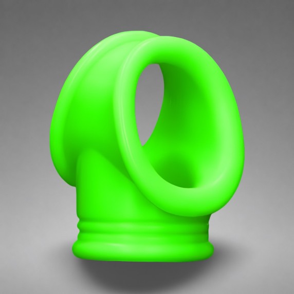 Cockring and Ball Strap - Glow in the Dark