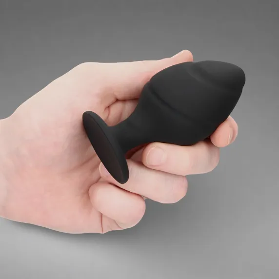 Swirled Anal Butt Plug Set Black