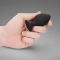 Swirled Anal Butt Plug Set Black